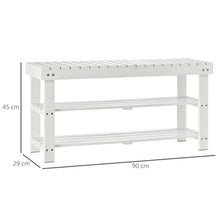 Load image into Gallery viewer, Stylish 3-Tier Shoe Rack with Hidden Storage - Durable Wood Frame &amp; Open Design
