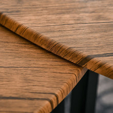 Load image into Gallery viewer, Versatile 3-Piece Stackable Coffee Table Set - Modern Walnut and Steel Design
