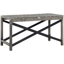 Load image into Gallery viewer, Stylish PE Wicker Outdoor Coffee Table - Durable, Spacious &amp; Elegant Design
