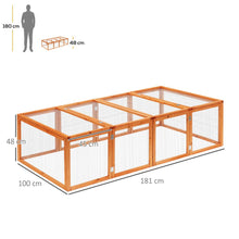 Load image into Gallery viewer, Safe &amp; Spacious Rabbit Hutch with Run: Outdoor Playtime Perfected!
