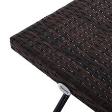 Load image into Gallery viewer, Versatile Folding Square Rattan Coffee Table for Outdoor &amp; Indoor Use
