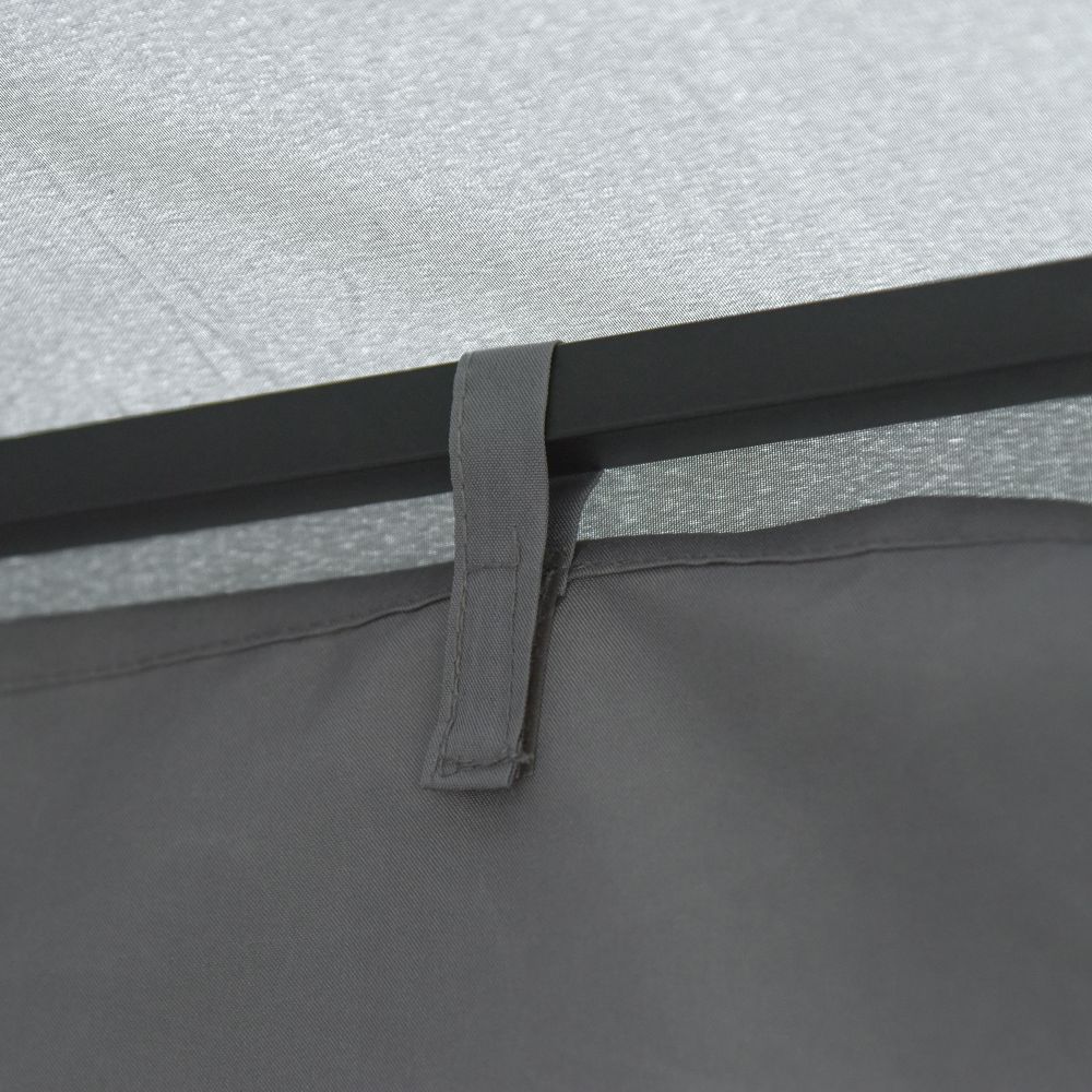 Stunning 3x3m Metal Gazebo - Elegant Shade for Outdoor Parties & Relaxation