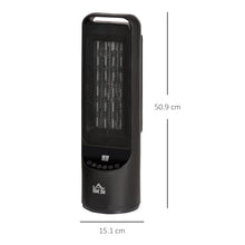 Load image into Gallery viewer, Space-Saving Ceramic Tower Heater with Remote &amp; LED Display - Ultimate Comfort!
