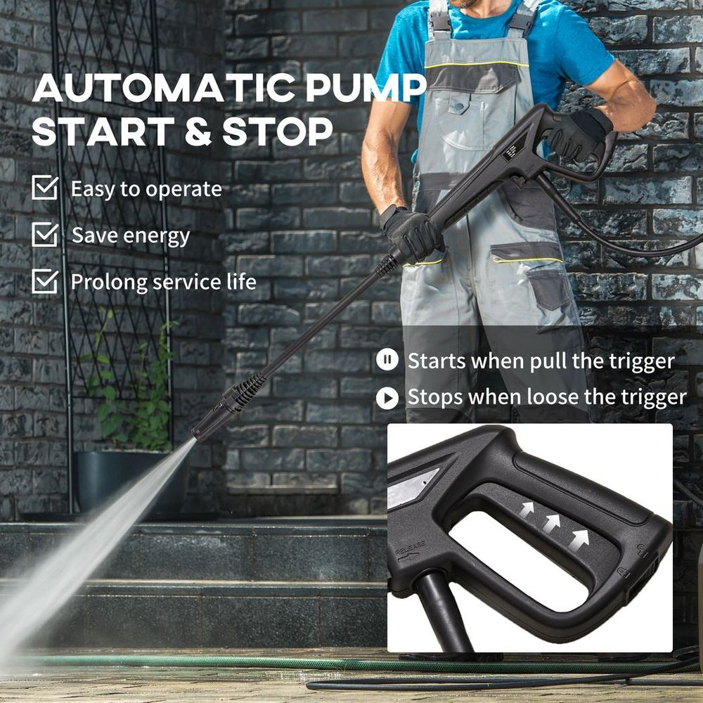 DURHAND 1800W High-Performance Power Washer - Ultimate Cleaning Solution!