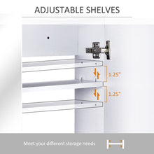 Load image into Gallery viewer, Modern Double Door Wall-Mounted Mirror Cabinet - Space-Saving Bathroom Storage
