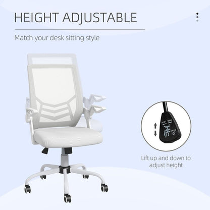 Vinsetto Ergonomic Mesh Office Chair - Comfortable Support & Easy Mobility