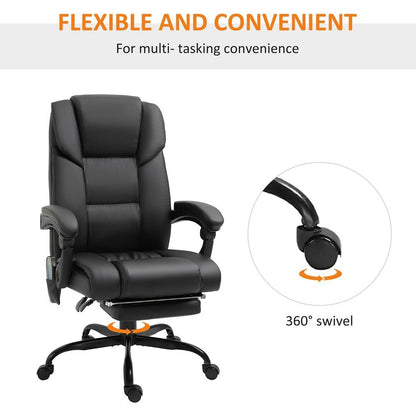 RevivePro 6-Point Massage Racing Chair: Electric Comfort With Adjustable Angles