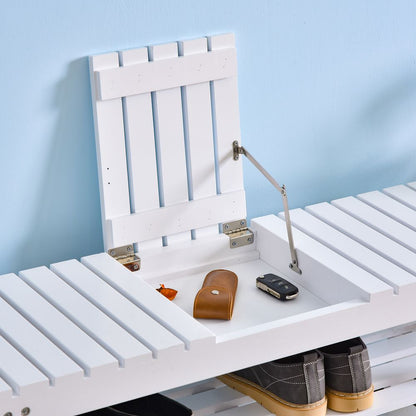 Stylish 3-Tier Shoe Rack with Hidden Storage - Durable Wood Frame & Open Design