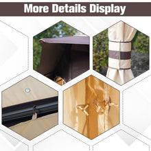 Load image into Gallery viewer, Elegant 10&#39; x 10&#39; Outdoor Gazebo with 2-Tier Roof &amp; Mesh Sidewalls
