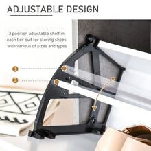 Load image into Gallery viewer, Stylish Two-Drawer Shoe Cabinet with Adjustable Shelves - Perfect Home Organizer
