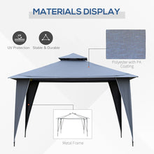 Load image into Gallery viewer, Outsunny 3.5x3.5m Side-Less Canopy Tent Gazebo - Stylish &amp; Durable Shelter
