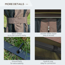 Load image into Gallery viewer, 3x3m Double Tier Gazebo with Mesh Curtains - Your Patio Oasis Awaits!
