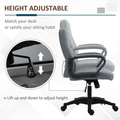 Ergonomic Massage Office Chair: Adjustable & USB-Powered Comfort Station