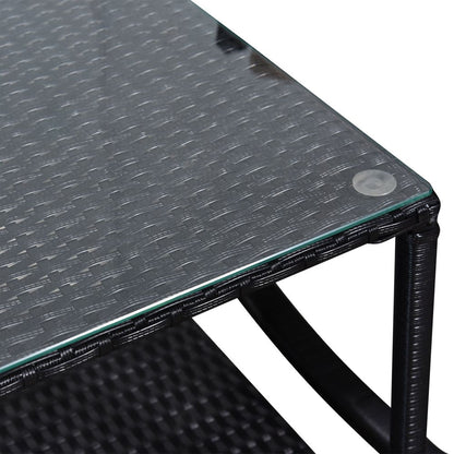 Outsunny 2-Seater Rattan Rocking Set with Cushions - Stylish Comfort Awaits!