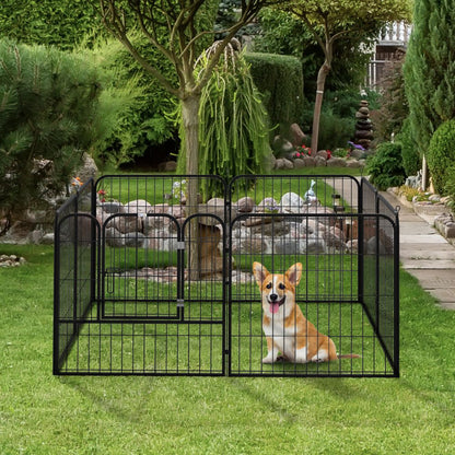 Versatile Folding Pet Playpen - Safe & Stylish Dog, Rabbit, Puppy Cage