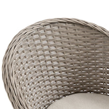 Load image into Gallery viewer, Stylish 5-Piece Grey PE Rattan Patio Dining Set for Comfort &amp; Elegance
