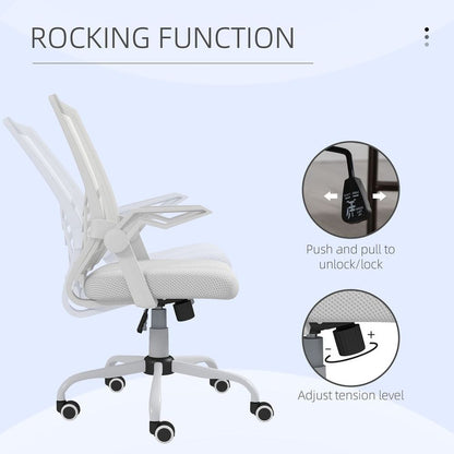 Vinsetto Ergonomic Mesh Office Chair - Comfortable Support & Easy Mobility