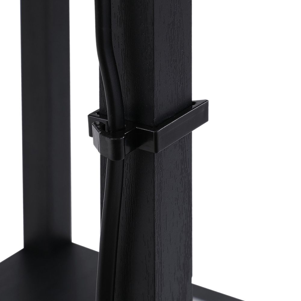 Illuminate & Organize: 4-Tier Stylish Shelf Floor Lamp with Ambient Light