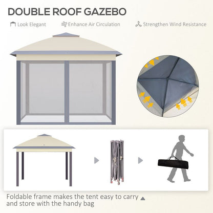 Adjustable Pop-Up Gazebo Canopy Tent with Carry Bag – Ultimate Outdoor Shade