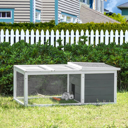 Ultimate Outdoor Rabbit Hutch & Small Animal Cage with Weatherproof Cover