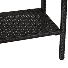 Load image into Gallery viewer, Stylish 3-Piece Cushioned Rattan Outdoor Bistro Set with Coffee Table &amp; Pillows
