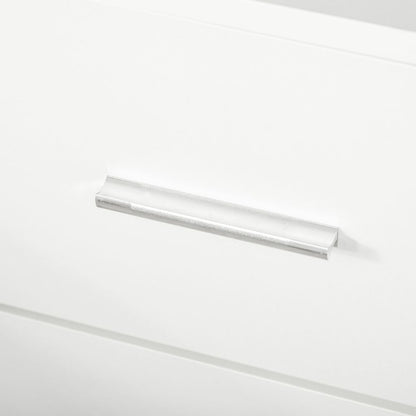 Elegant 2-Drawer Nightstand - Chic Bedside Table for Smart Storage Solutions