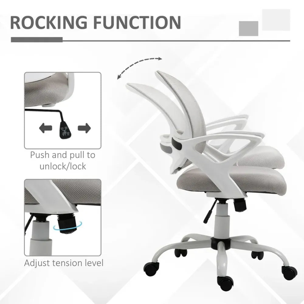 Vinsetto Ergonomic Mesh Office Chair with Lumbar Support & Adjustable Height
