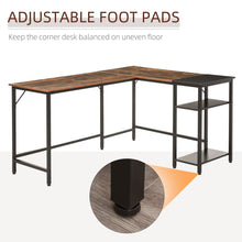 Load image into Gallery viewer, Industrial Compact Gaming Desk with Adjustable Shelf - Space-Saving Workstation
