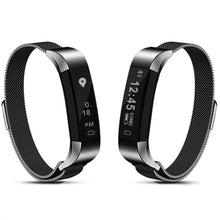 Load image into Gallery viewer, Aquarius AQ115 Splash-Proof Fitness Tracker: Sleek Metal Mesh &amp; Alerts

