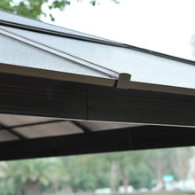 Load image into Gallery viewer, Outsunny Deluxe 4.3x3.6m Hardtop Gazebo with Curtains &amp; Insect Screens
