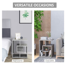 Load image into Gallery viewer, Stylish 3-Tier Side Table with Open Shelves for Versatile Storage &amp; Display
