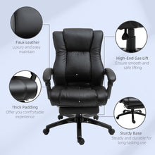 Load image into Gallery viewer, Vinsetto High Back Recliner Office Chair with Footrest - Ultimate Comfort!
