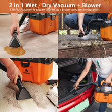 Load image into Gallery viewer, L10-Plus wet dry vacuum cleaner multi-functional handheld vacuum cleaner Outdoor Wood Floor Use Vacuum Cleaner
