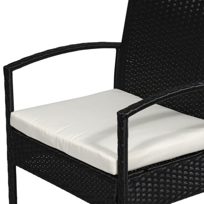 Elegant 4-Seater Rattan Garden Sofa Set with Cushions & Glass Table