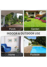 Load image into Gallery viewer, Luxurious 3-Seater Black Rattan Sofa: Stylish Outdoor Patio Lounge Furniture
