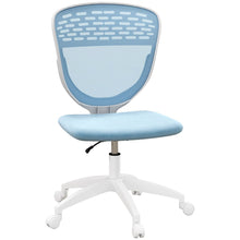 Load image into Gallery viewer, Vinsetto Desk Chair, Height Adjustable Mesh Office Chair with Wheels, Blue
