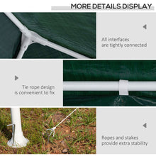 Load image into Gallery viewer, 3x4m Green Party Gazebo Tent with 2 Sidewalls - Perfect for Any Outdoor Event!
