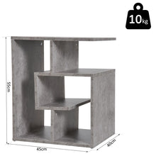 Load image into Gallery viewer, Stylish 3-Tier Side Table with Open Shelves for Versatile Storage &amp; Display
