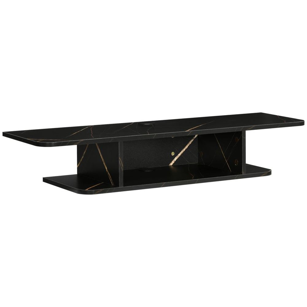 Space-Saving Floating TV Unit with Stylish Storage - Modern Wall-Mount Console