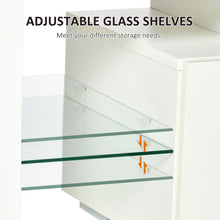 Load image into Gallery viewer, HOMCOM LED RGB High Gloss TV Stand Cabinet - Future-Ready &amp; Stylish
