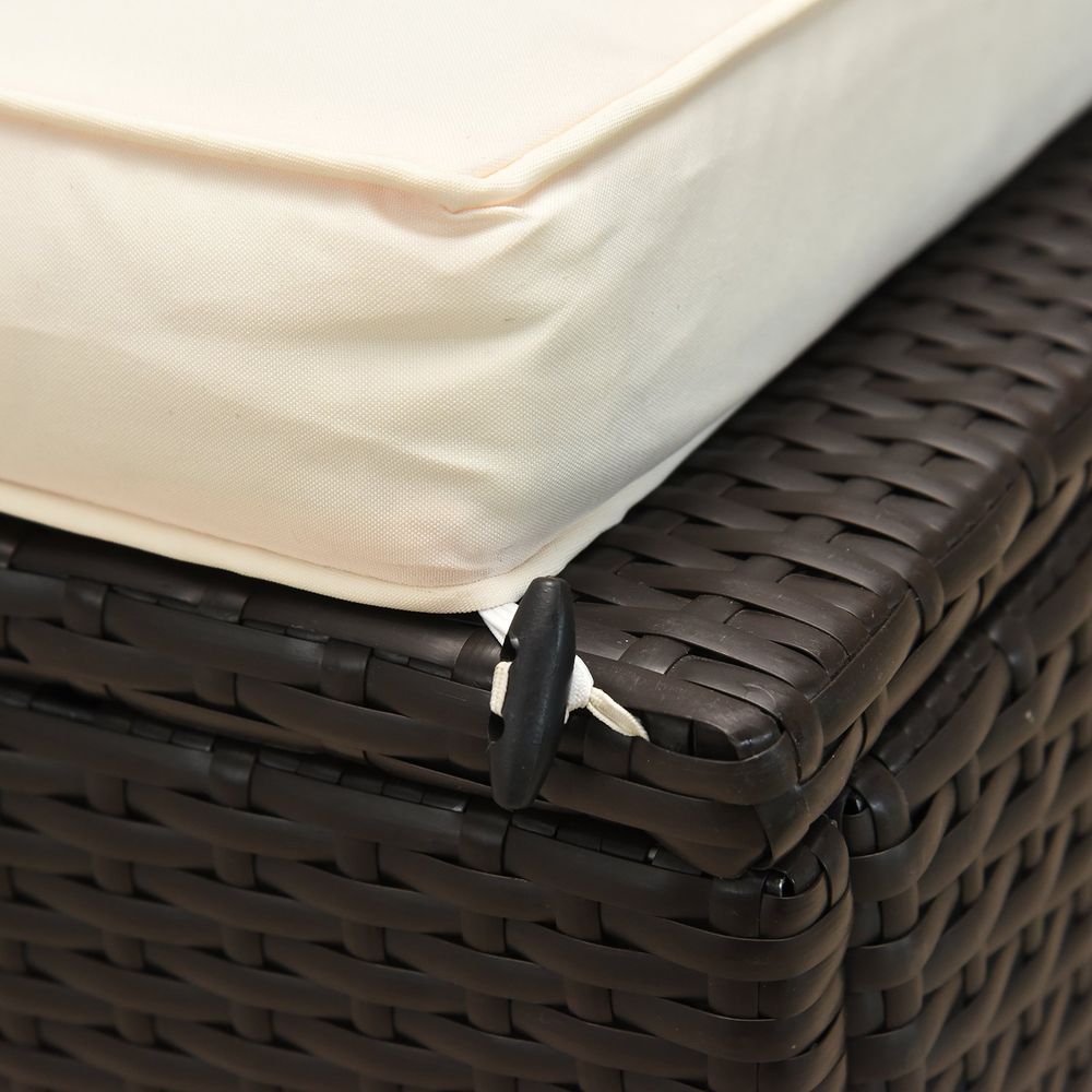 Effortless Elegance: 3-Piece Rattan Lounger Set for Ultimate Outdoor Relaxation