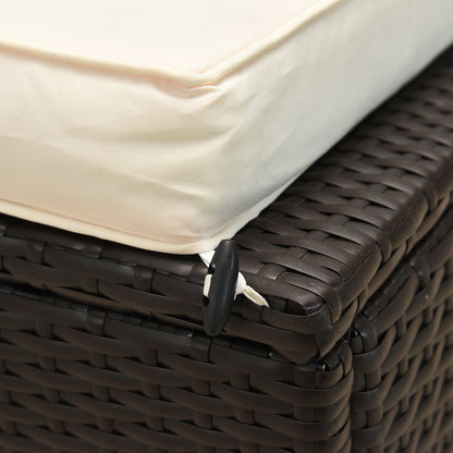 Effortless Elegance: 3-Piece Rattan Lounger Set for Ultimate Outdoor Relaxation