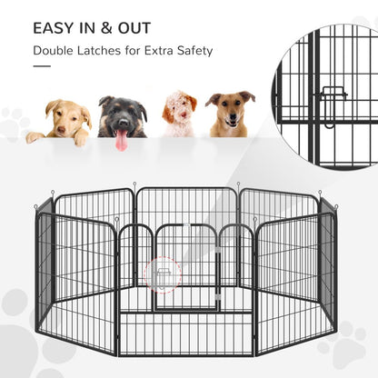 Versatile Folding Pet Playpen - Safe & Stylish Dog, Rabbit, Puppy Cage