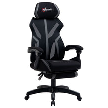 Load image into Gallery viewer, Mesh Task Swivel Chair Office Desk Recliner w/ Lumbar Support, Grey Vinsetto
