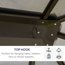 Load image into Gallery viewer, Elegant 3.6x3m Hardtop Gazebo with UV-Resistant Polycarbonate Roof
