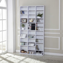 Load image into Gallery viewer, Elegant HOMCOM Media Storage Shelf - Adjustable Wooden Display for DVDs &amp; Books
