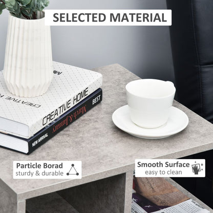 Stylish 3-Tier Side Table with Open Shelves for Versatile Storage & Display