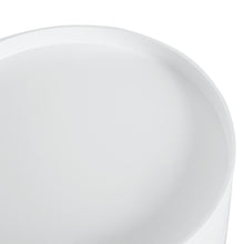 Load image into Gallery viewer, Elegant White Round Coffee Table with Hidden Drawer - Modern Living Room Style
