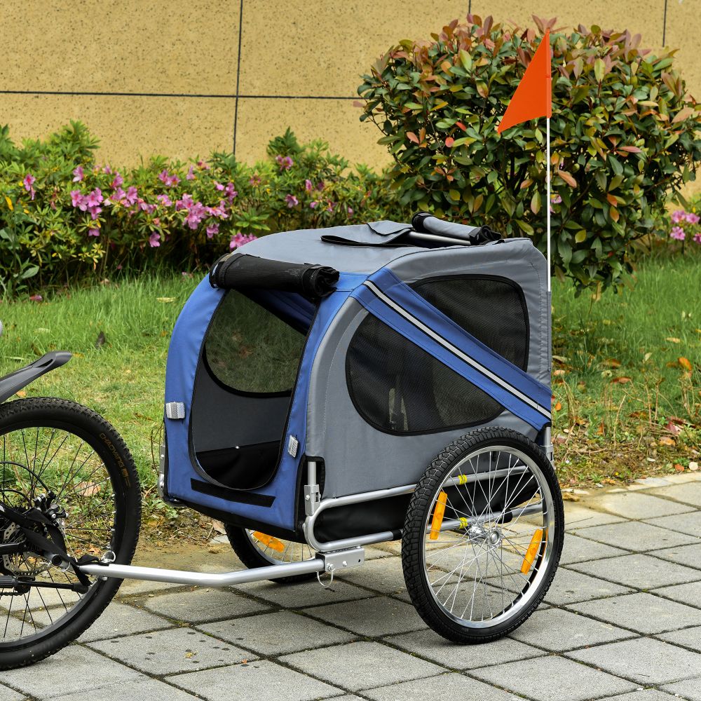 Adventure Pet Bicycle Trailer - Durable, Water-Resistant Carrier for Dogs & Cats