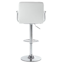 Load image into Gallery viewer, 2pcs 60-80cm 6 Checks Round Cushion No Armrest Bar Stool White
